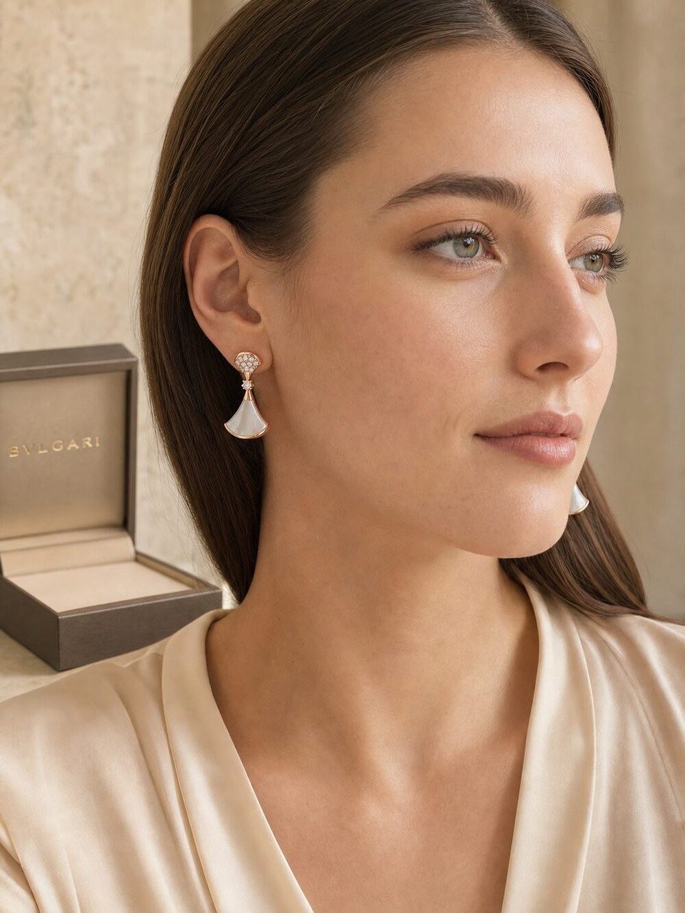 Bulgari Refined Statement Earrings Style 6 | New with Box - Picture 9 of 9